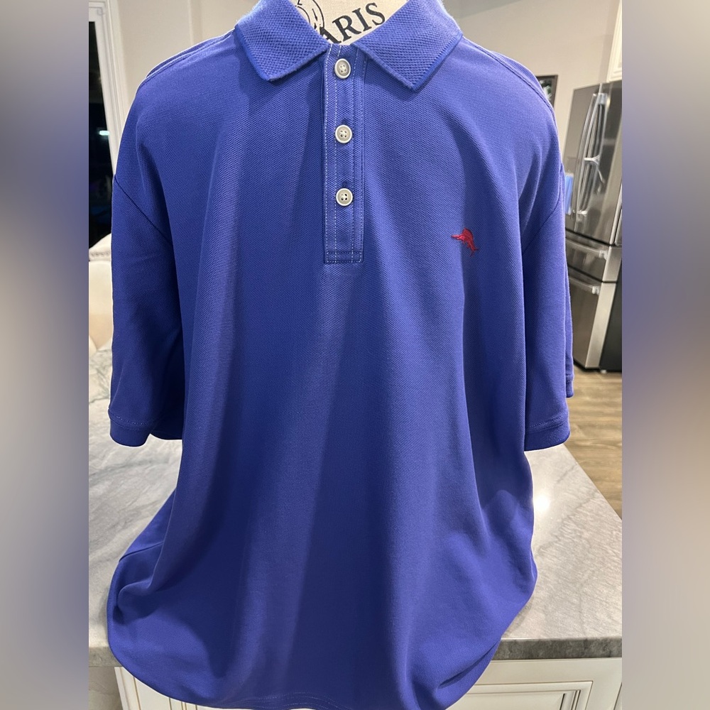 Tommy Bahama IslandZone Emfielder Polo Purple XL